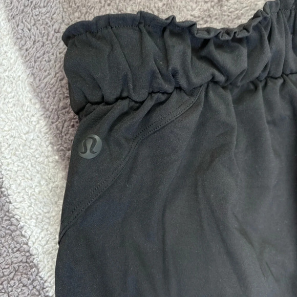 Lululemon Black Jogger Pants Drawstring Elastic‎ Waist Womens Size XS - Picture 5 of 7